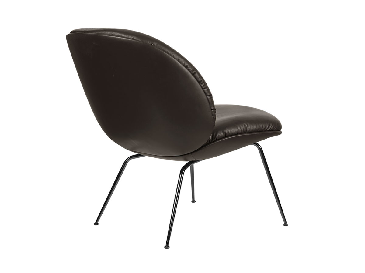 Gubi Beetle Soft Lounge Chair Fully Upholstered Conic Base