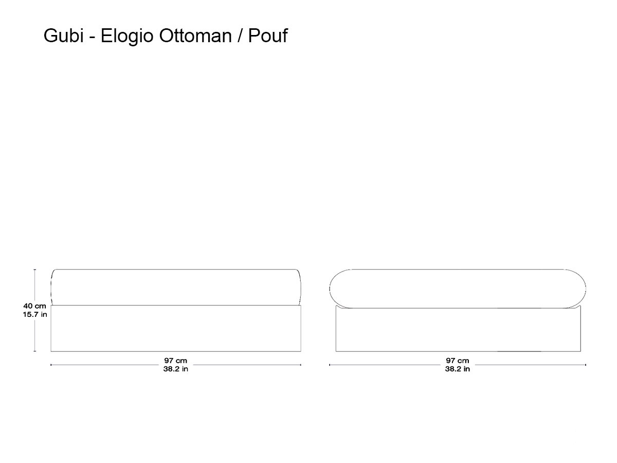 Gubi Elogio Ottoman