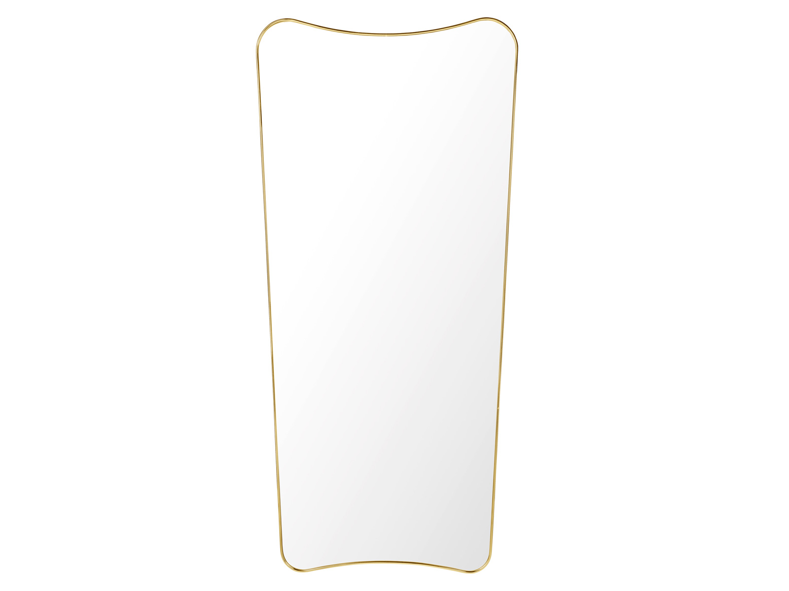 Gubi F A 33 Rectangular Mirror 70x146 Cm Brass