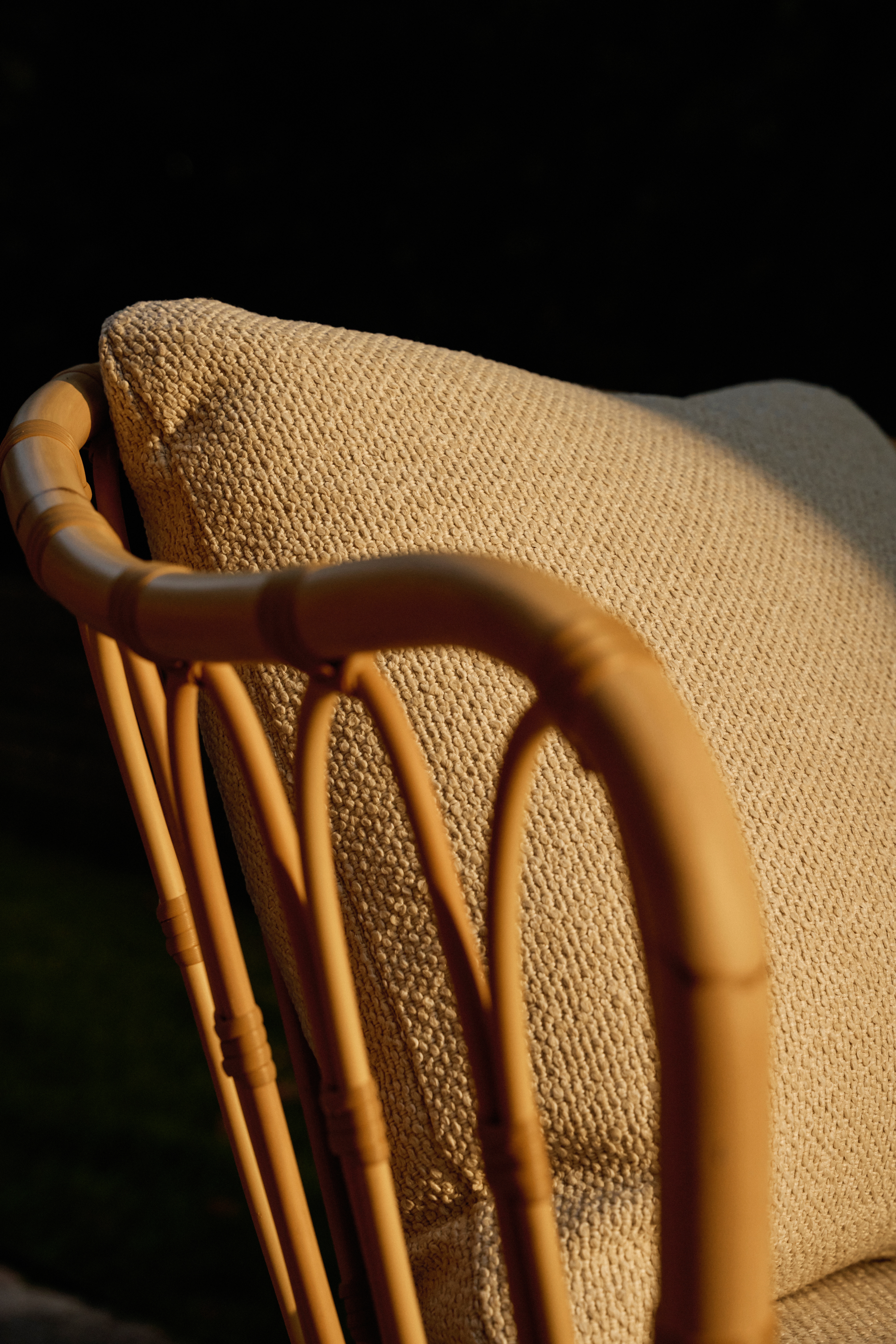 Gubi Grace Outdoor Lounge Chair Fully Upholstered