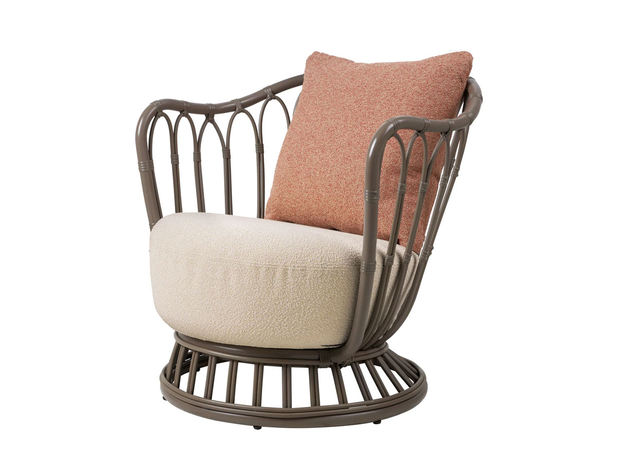 Gubi Grace Outdoor Lounge Chair Fully Upholstered