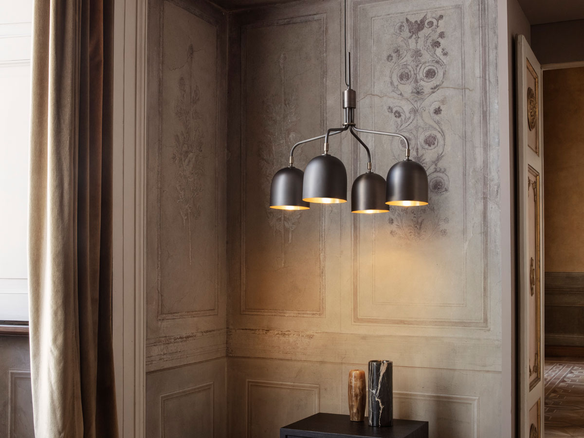 Gubi Howard 4 Arms Short Chandelier
