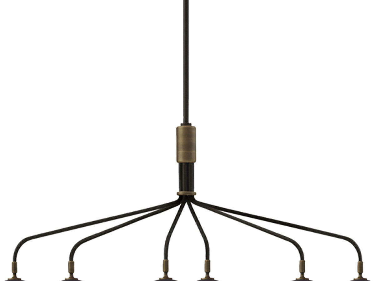 Gubi Howard 6 Arms Chandelier