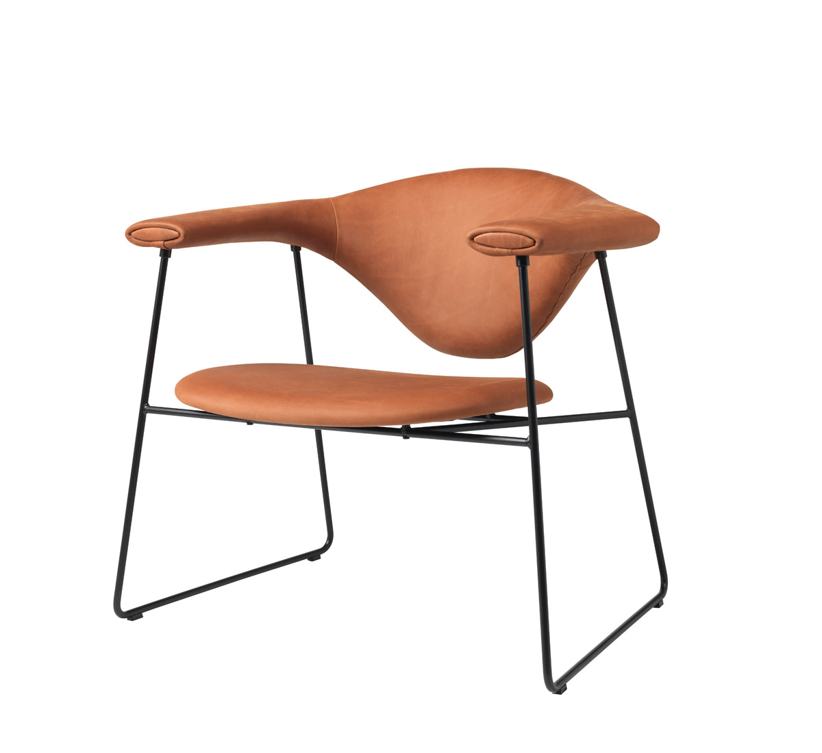 Gubi Masculo Dining Chair Sledge Base