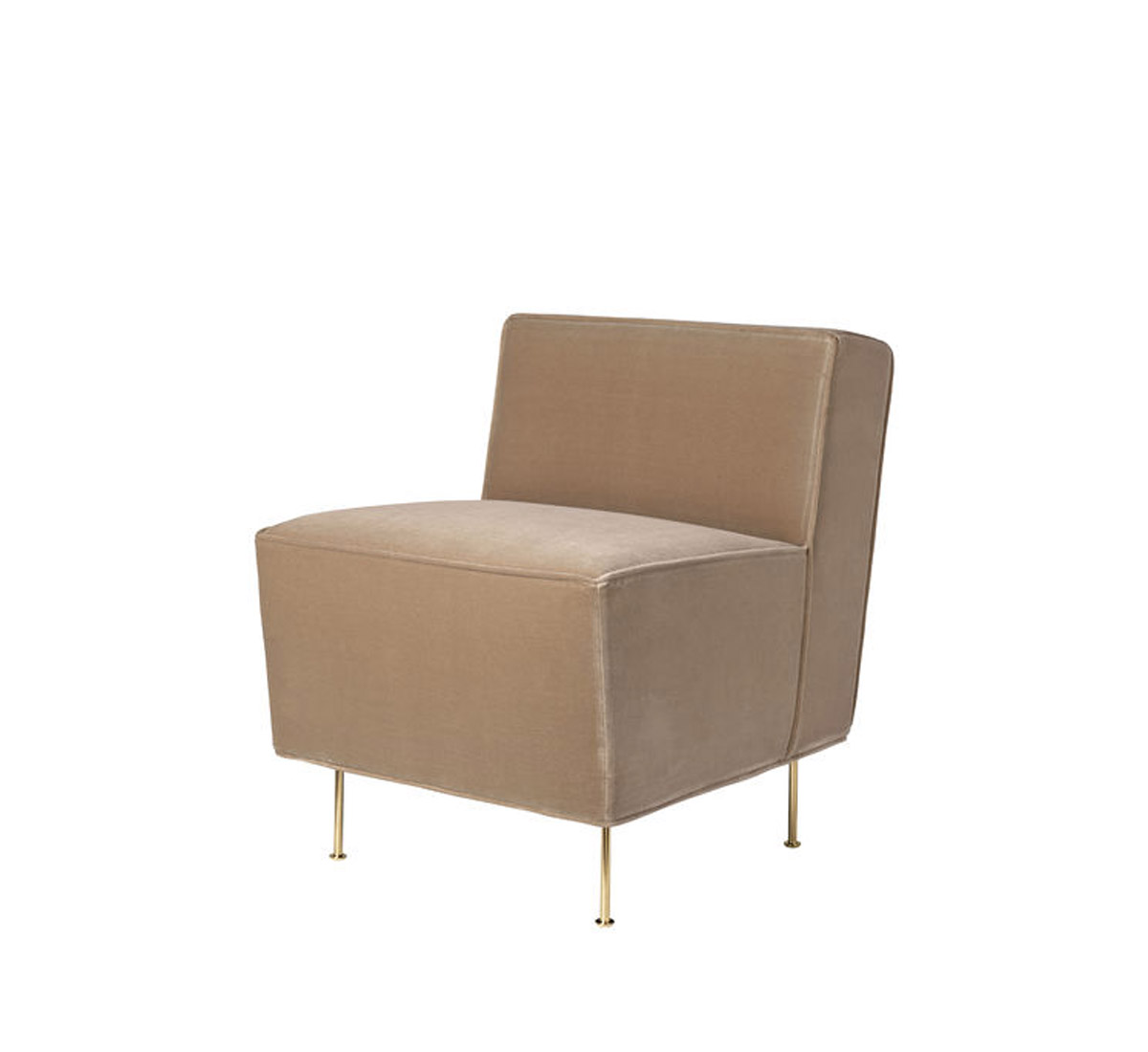 Gubi Modern Line Lounge Chair Dining