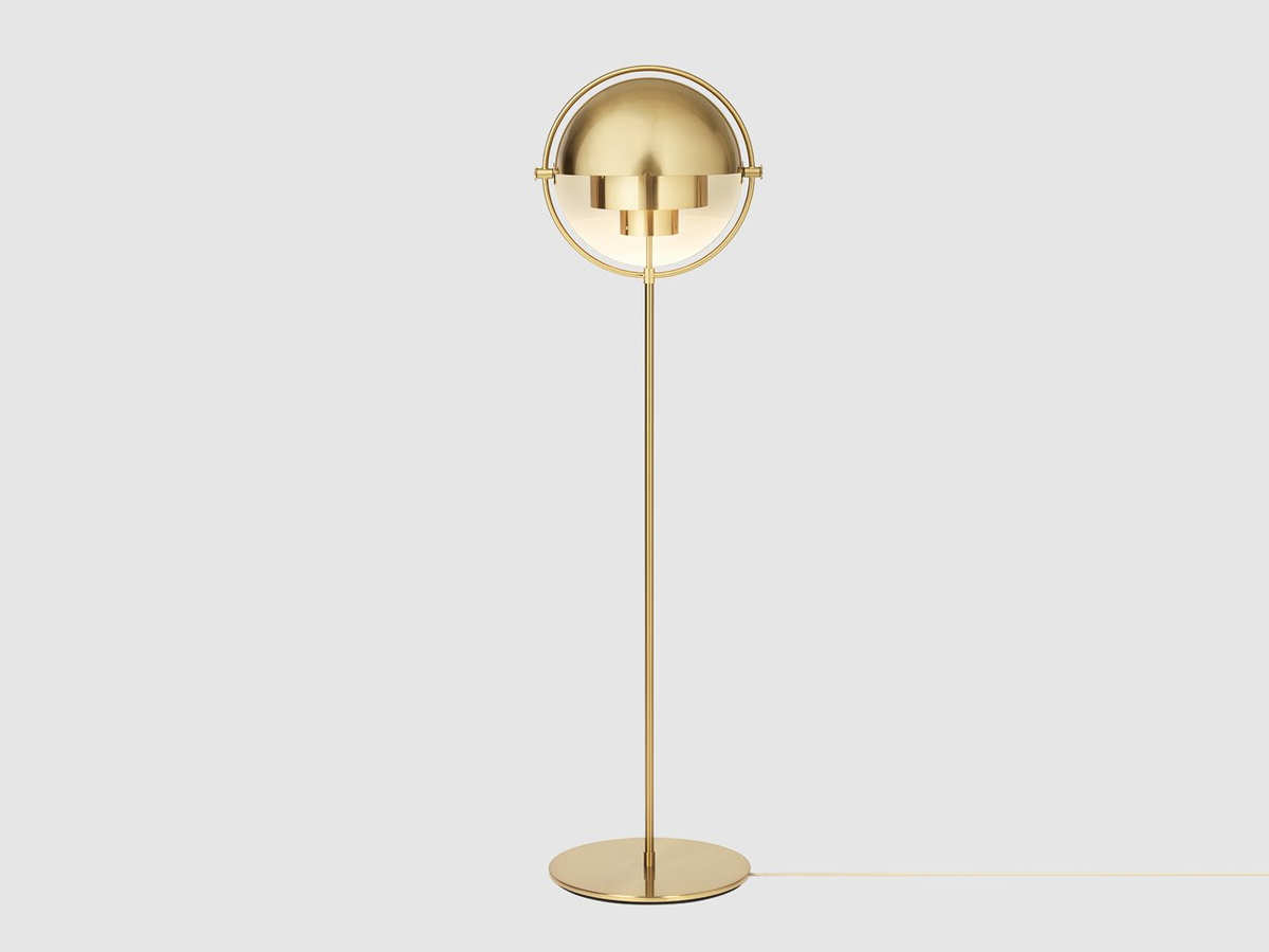 Gubi Multi Lite Floor Lamp Brass Base
