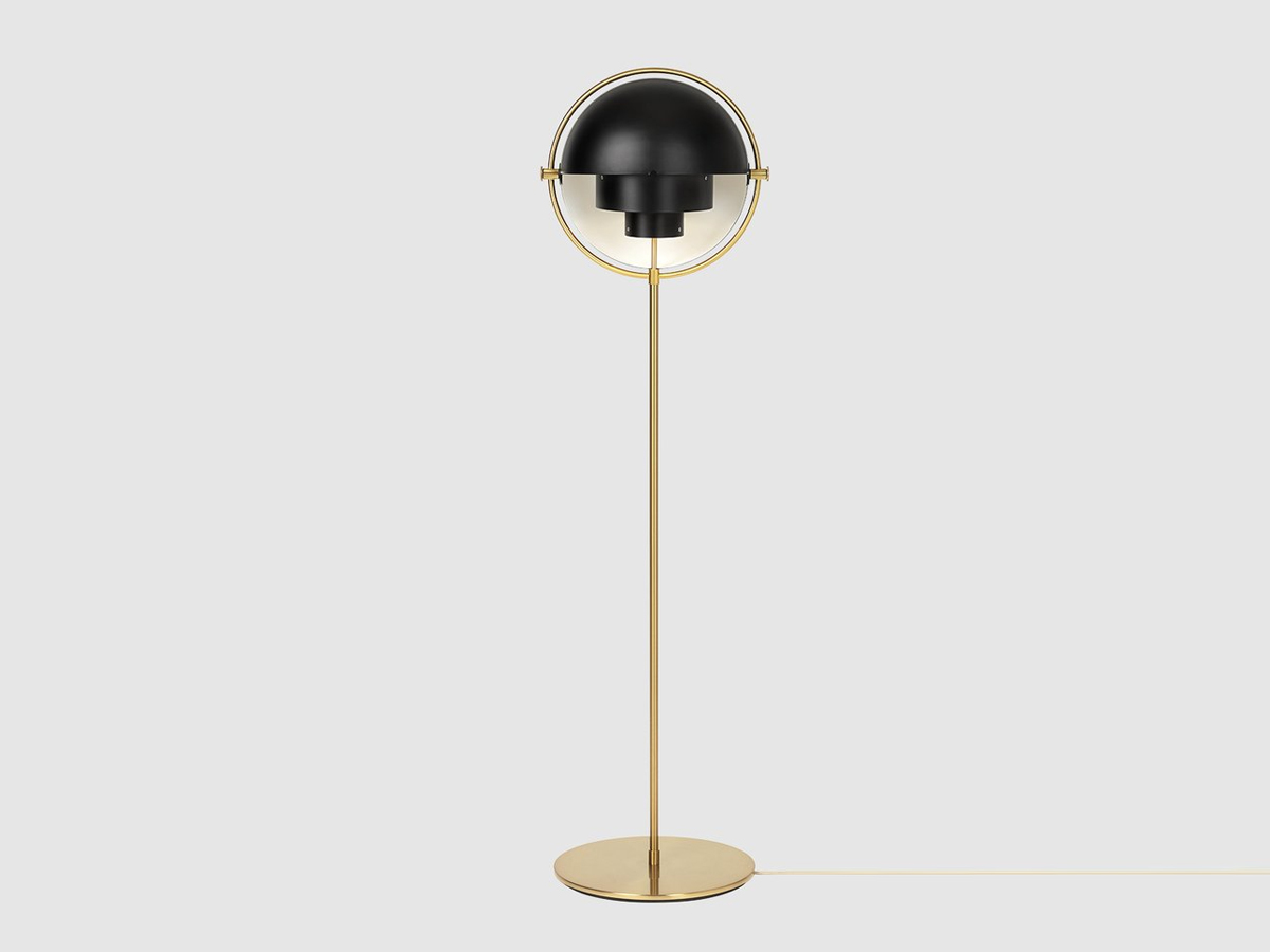Gubi Multi Lite Floor Lamp Brass Base
