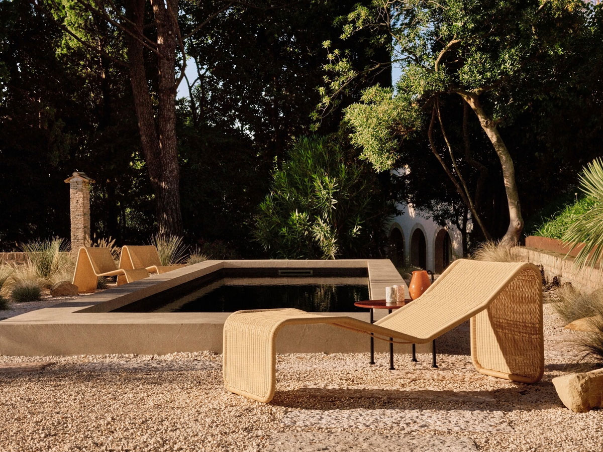 Gubi P3s Outdoor Chaise Longue
