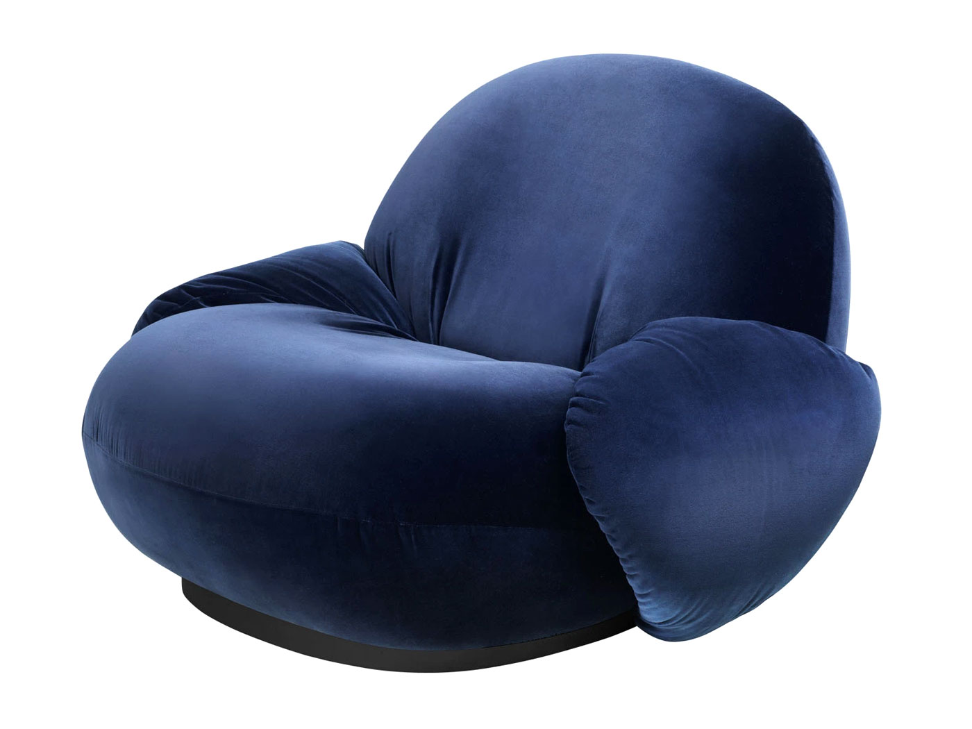 Gubi Pacha Lounge Chair With Armrest