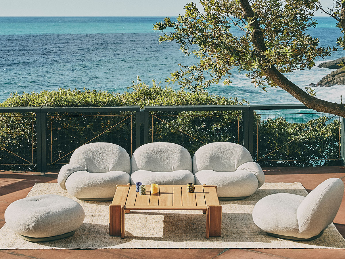 Gubi Pacha Outdoor Lounge Chair Armchair