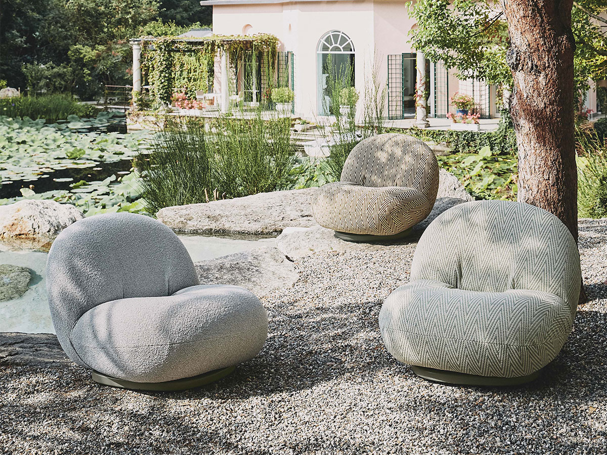 Gubi Pacha Outdoor Lounge Chair Armchair