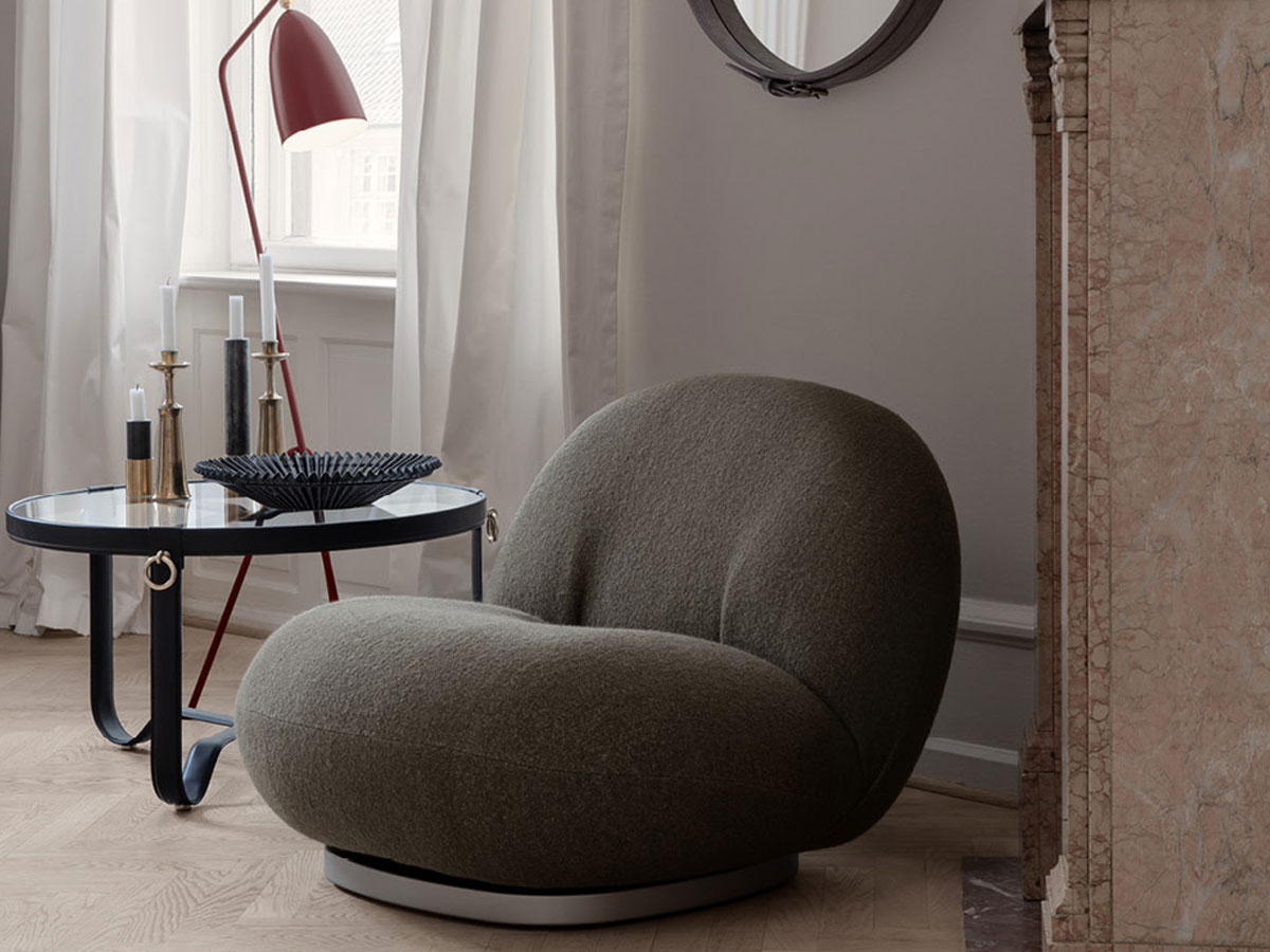 Gubi Pacha Lounge Chair Upholstered