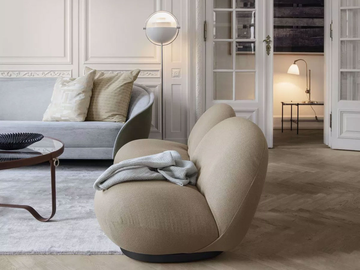 Gubi Pacha Lounge Chair Upholstered