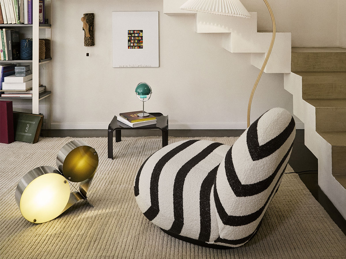 Gubi Pacha Lounge Chair Upholstered