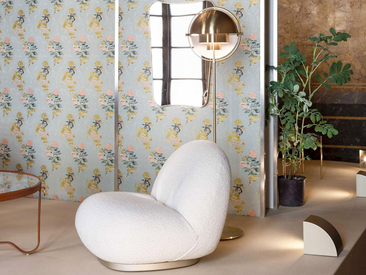 Gubi Pacha Lounge Chair Upholstered