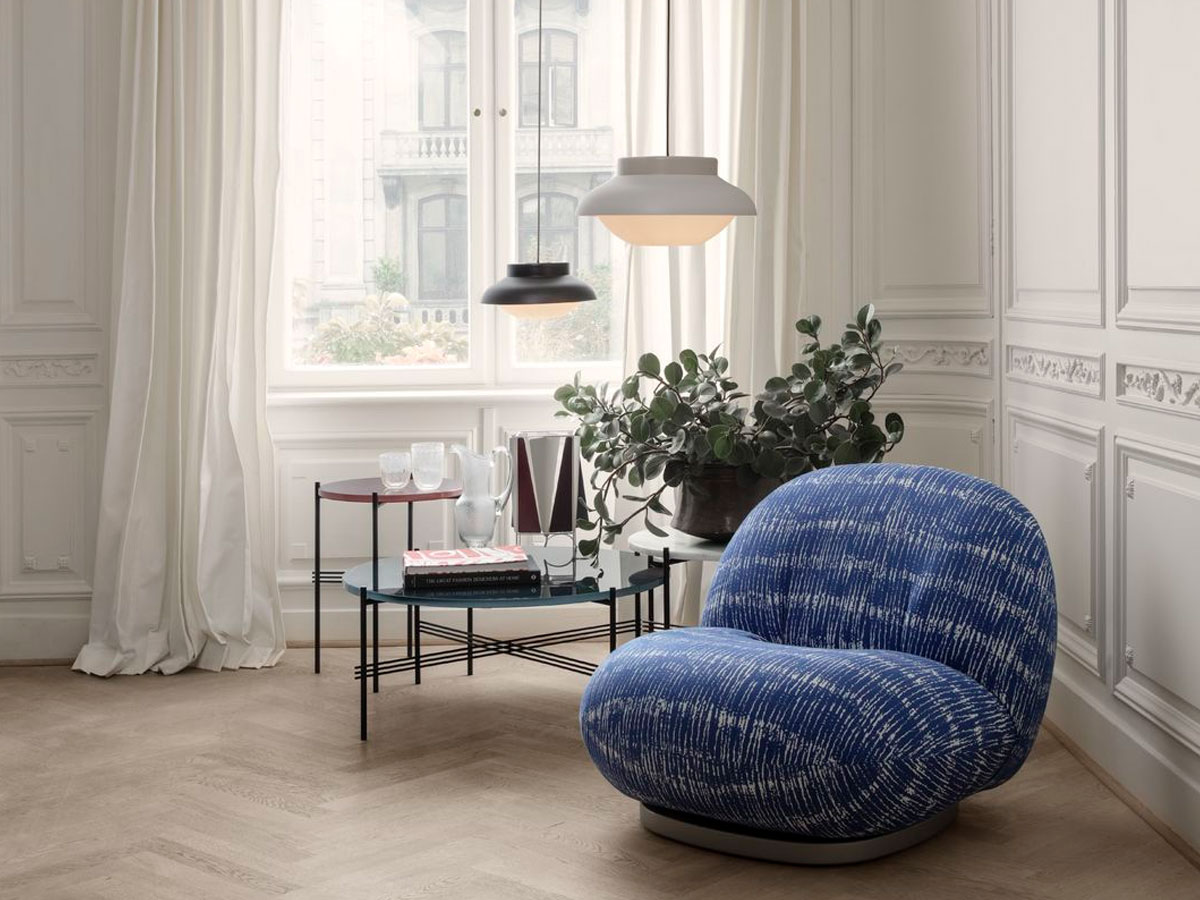 Gubi Pacha Lounge Chair Upholstered