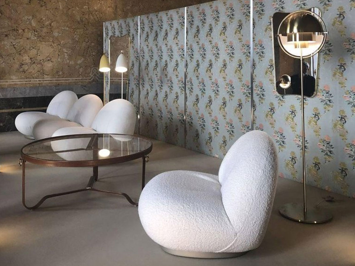 Gubi Pacha Lounge Chair Upholstered