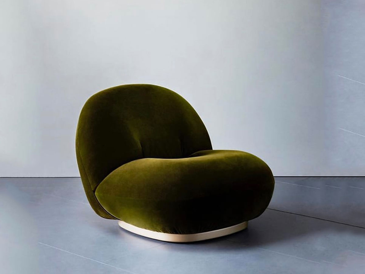 Gubi Pacha Lounge Chair Upholstered