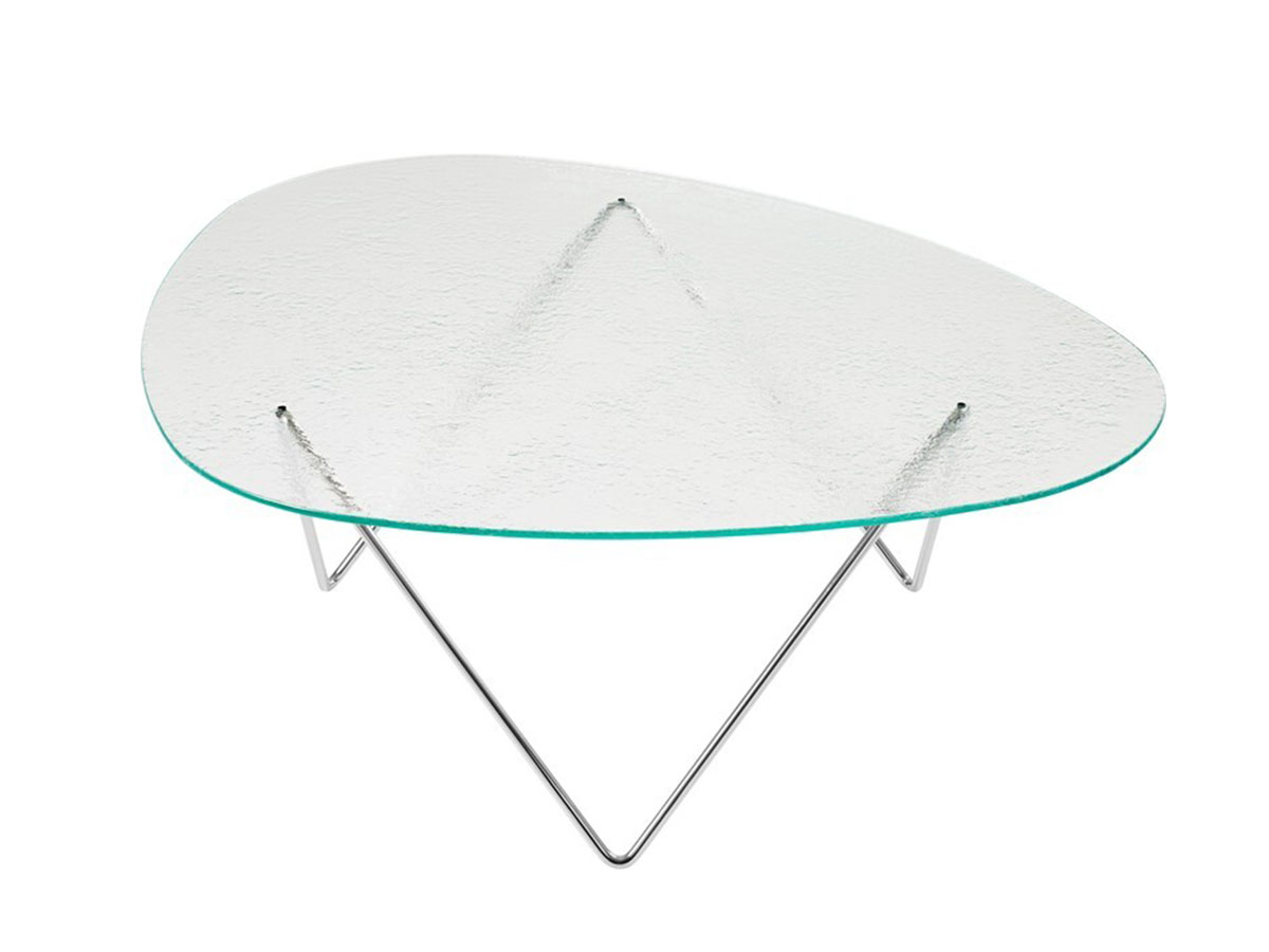 Gubi Pedrera Coffee Table Structured Glass