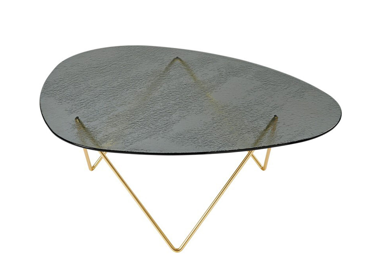 Gubi Pedrera Coffee Table Structured Glass