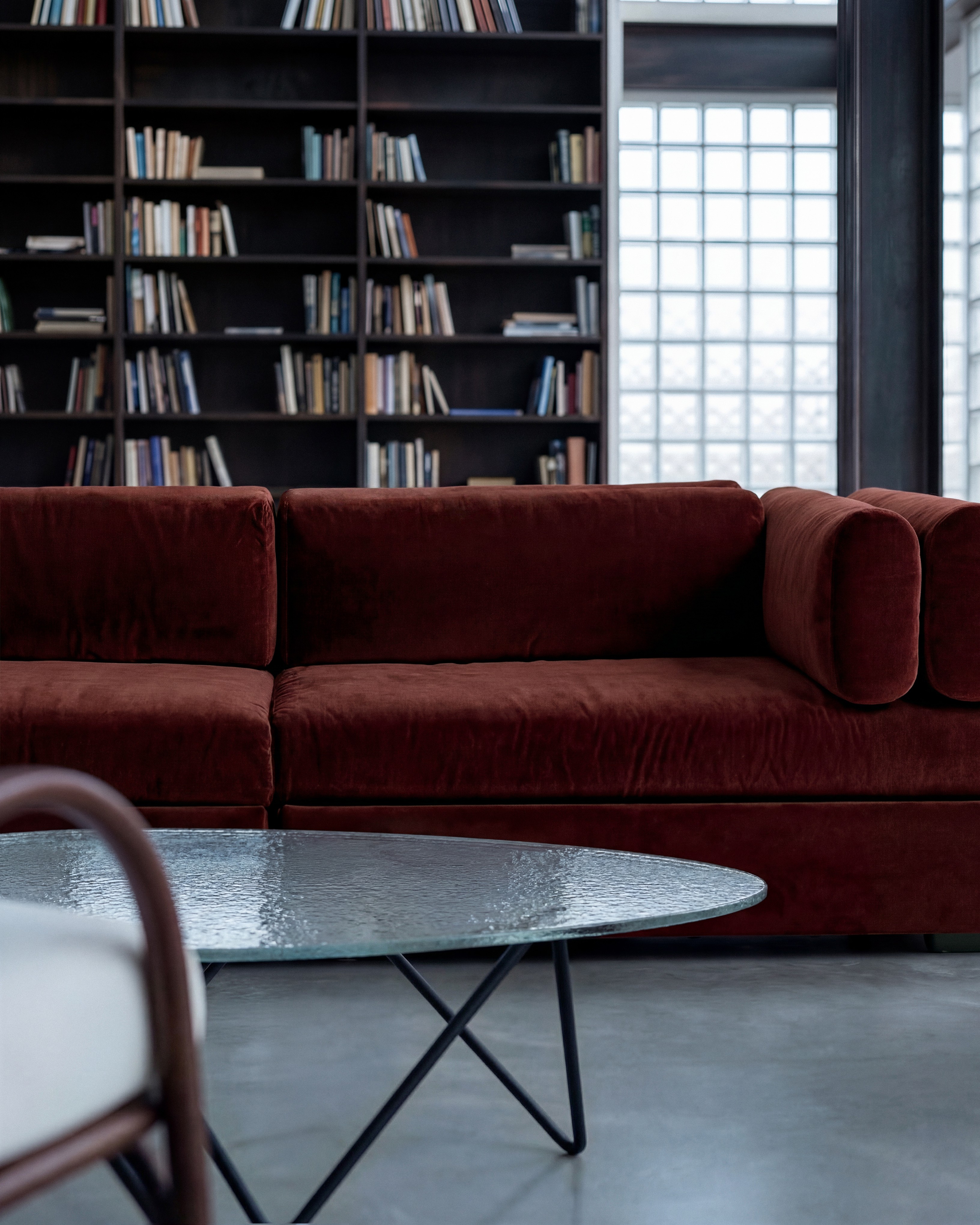 Gubi Pedrera Coffee Table Structured Glass