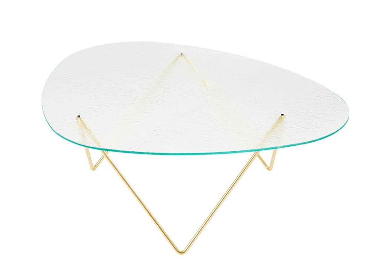 Gubi Pedrera Coffee Table Structured Glass