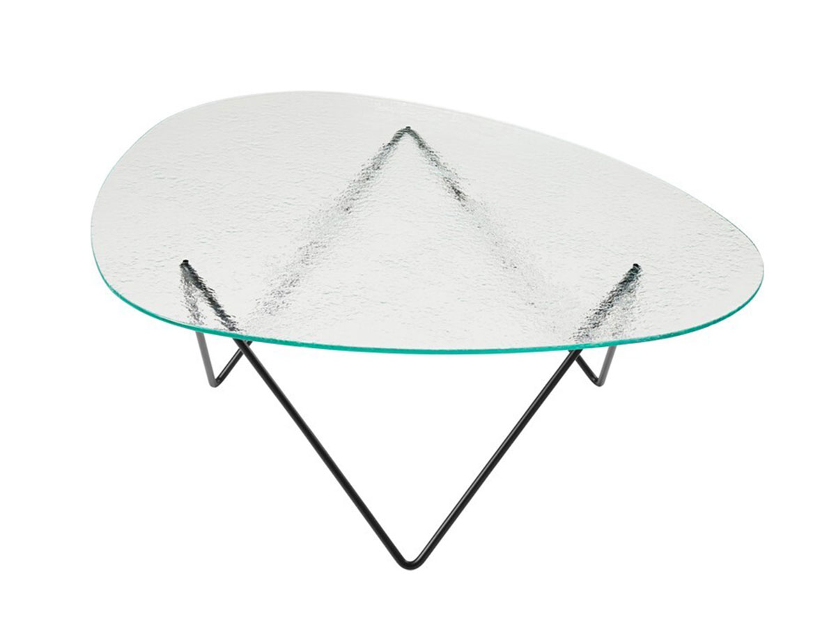 Gubi Pedrera Coffee Table Structured Glass
