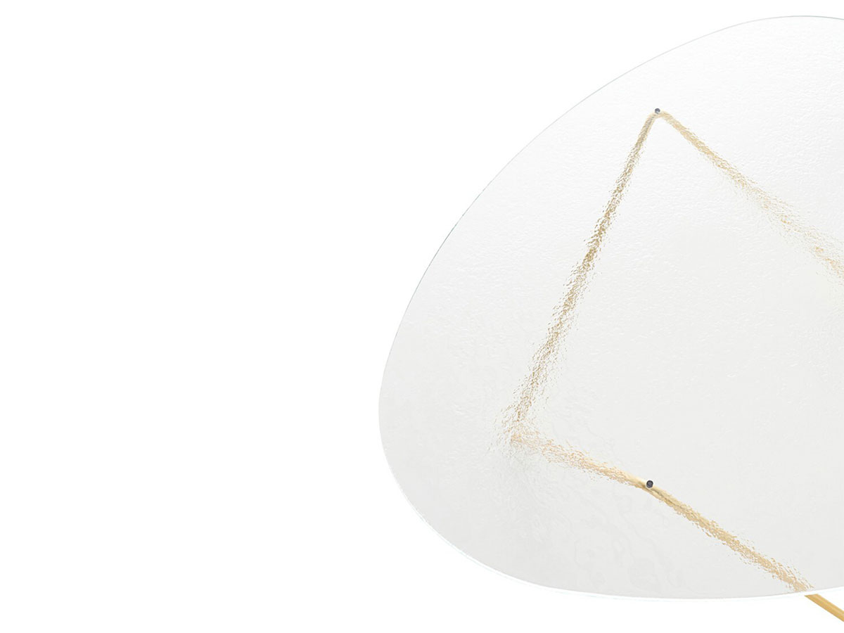 Gubi Pedrera Coffee Table Structured Glass
