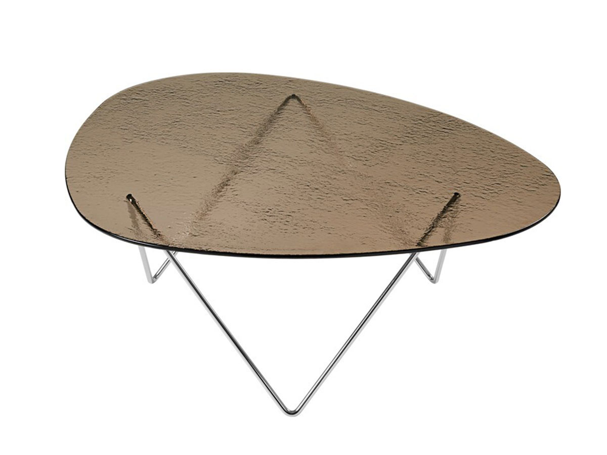 Gubi Pedrera Coffee Table Structured Glass