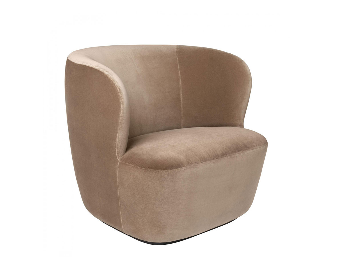 Gubi Stay Lounge Chair Large Black Base
