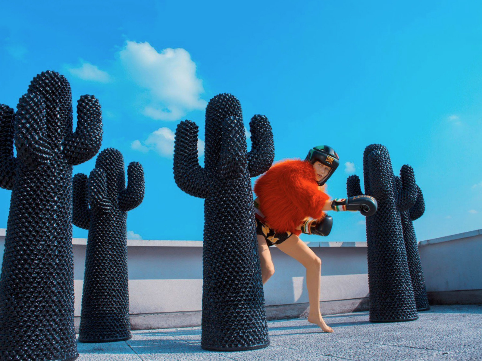 Gufram Cactus Coat Hangers Black