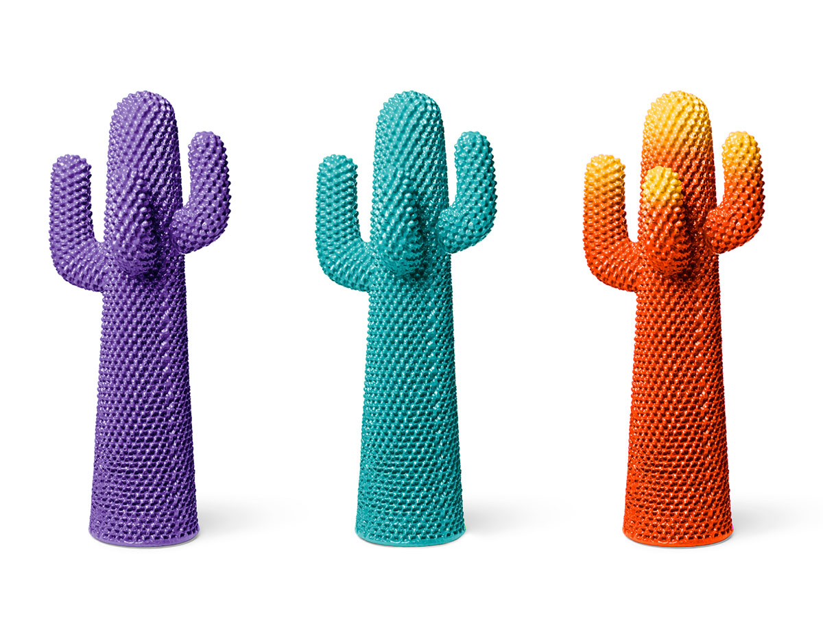 Gufram Cactusr The Invisible Spectrum Gammablue Coat Hanger