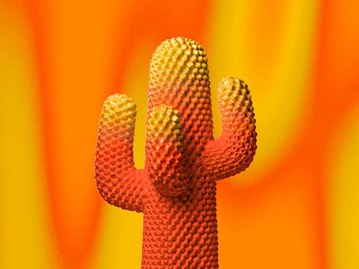 Gufram Cactusr The Invisible Spectrum Infrared Coat Hanger