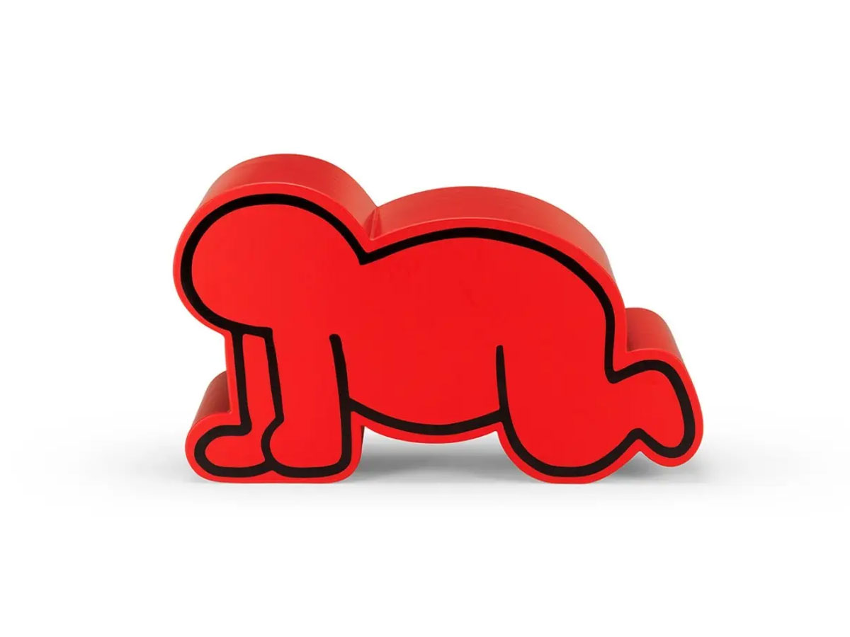 Gufram Red Baby Pouf Guframandluna Luna