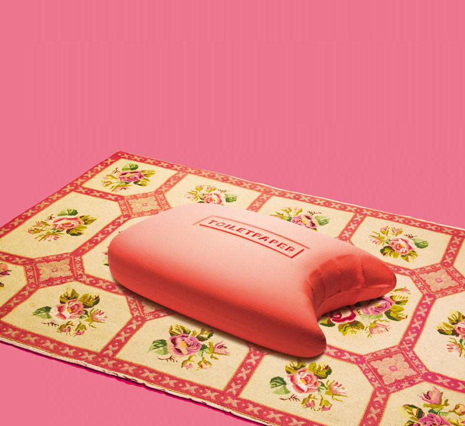 Gufram Soap Toiletpaper Pouf