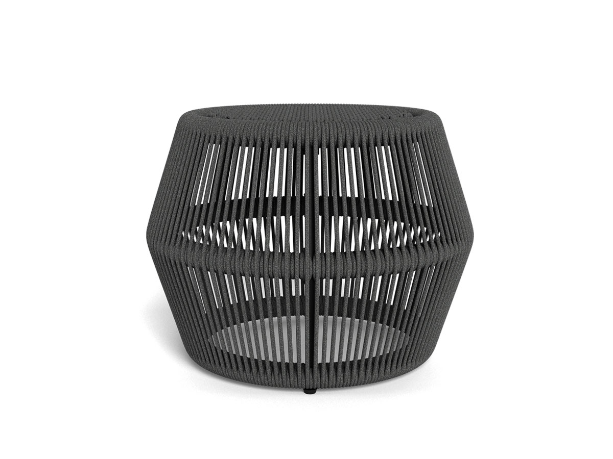 Harbour Hamilton Footstool Asteroid Dark Grey