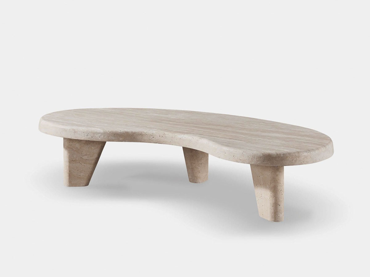 Harbour Lucca Organic Coffee Table Natural Travertine