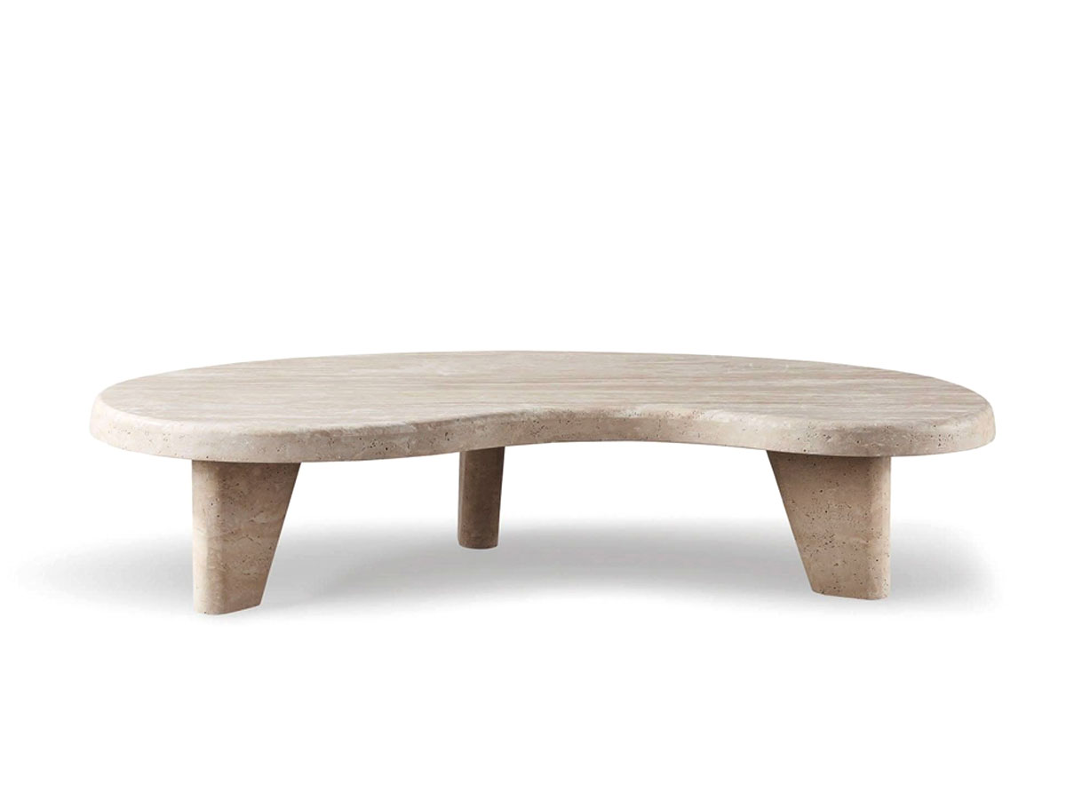 Harbour Lucca Organic Coffee Table Natural Travertine