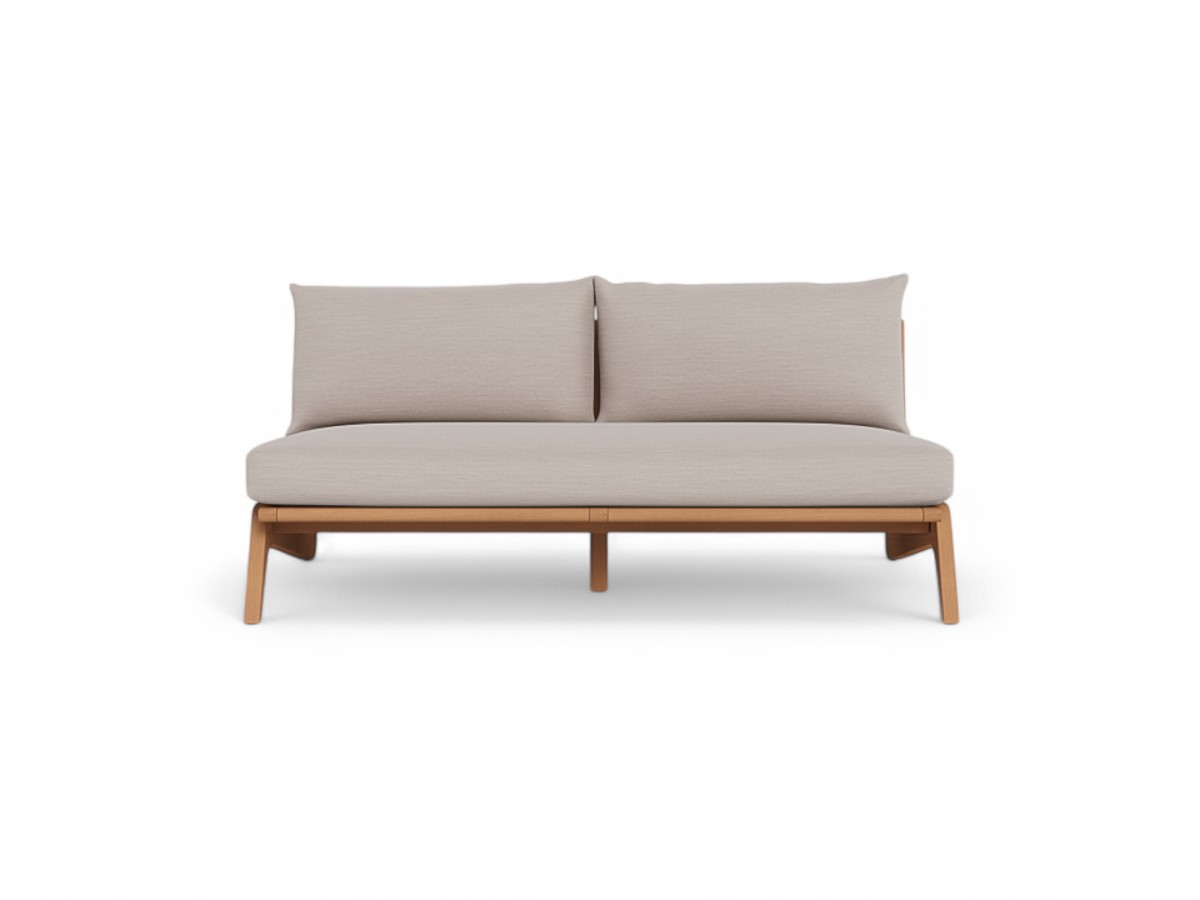 Harbour Mlb Teak 2 Seater Sofa
