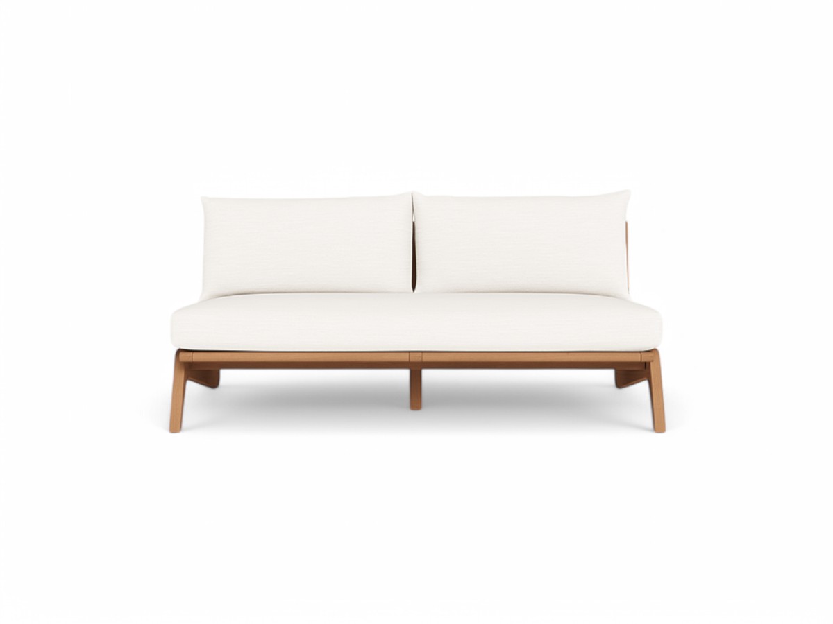 Harbour Mlb Teak 2 Seater Sofa