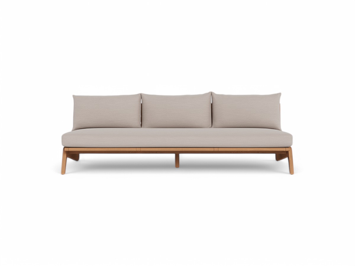 Harbour Mlb Teak 3 Seater Sofa