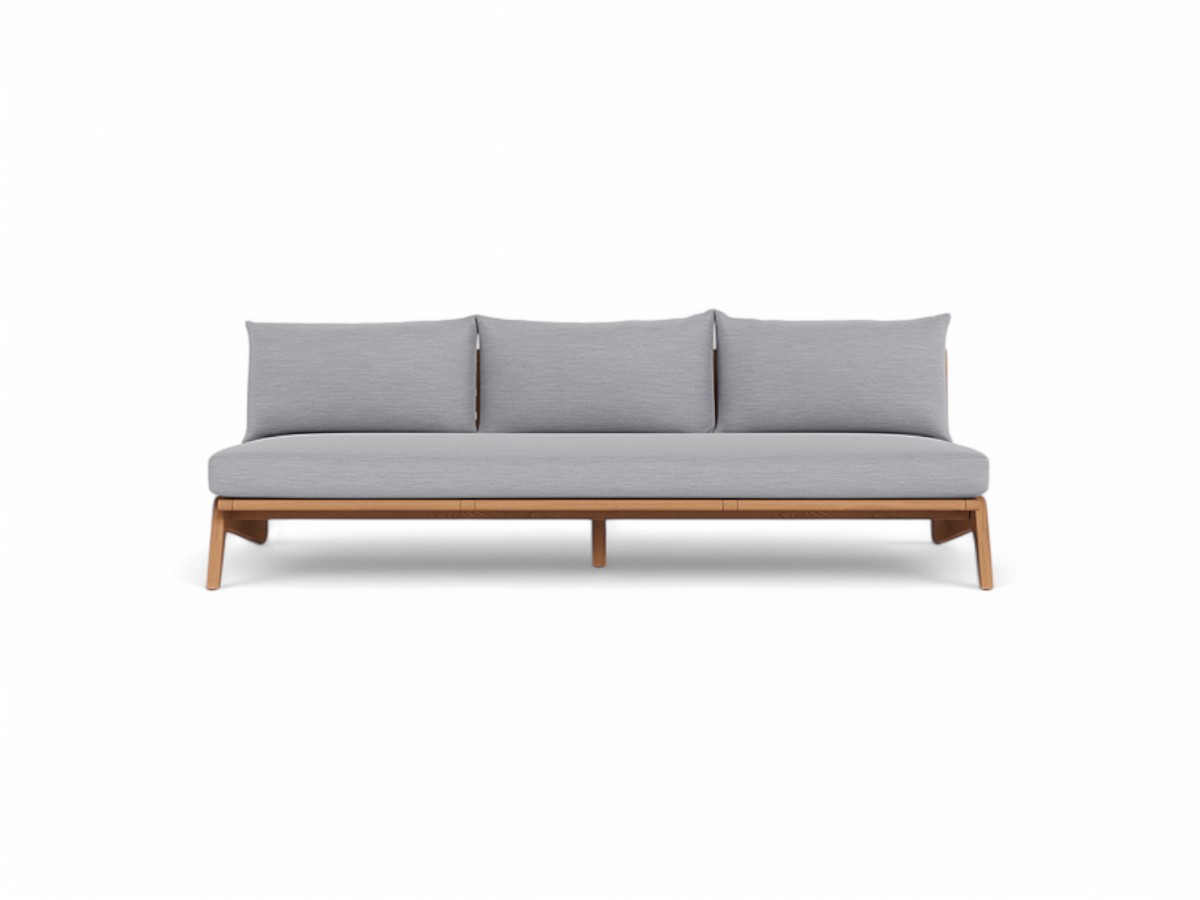 Harbour Mlb Teak 3 Seater Sofa