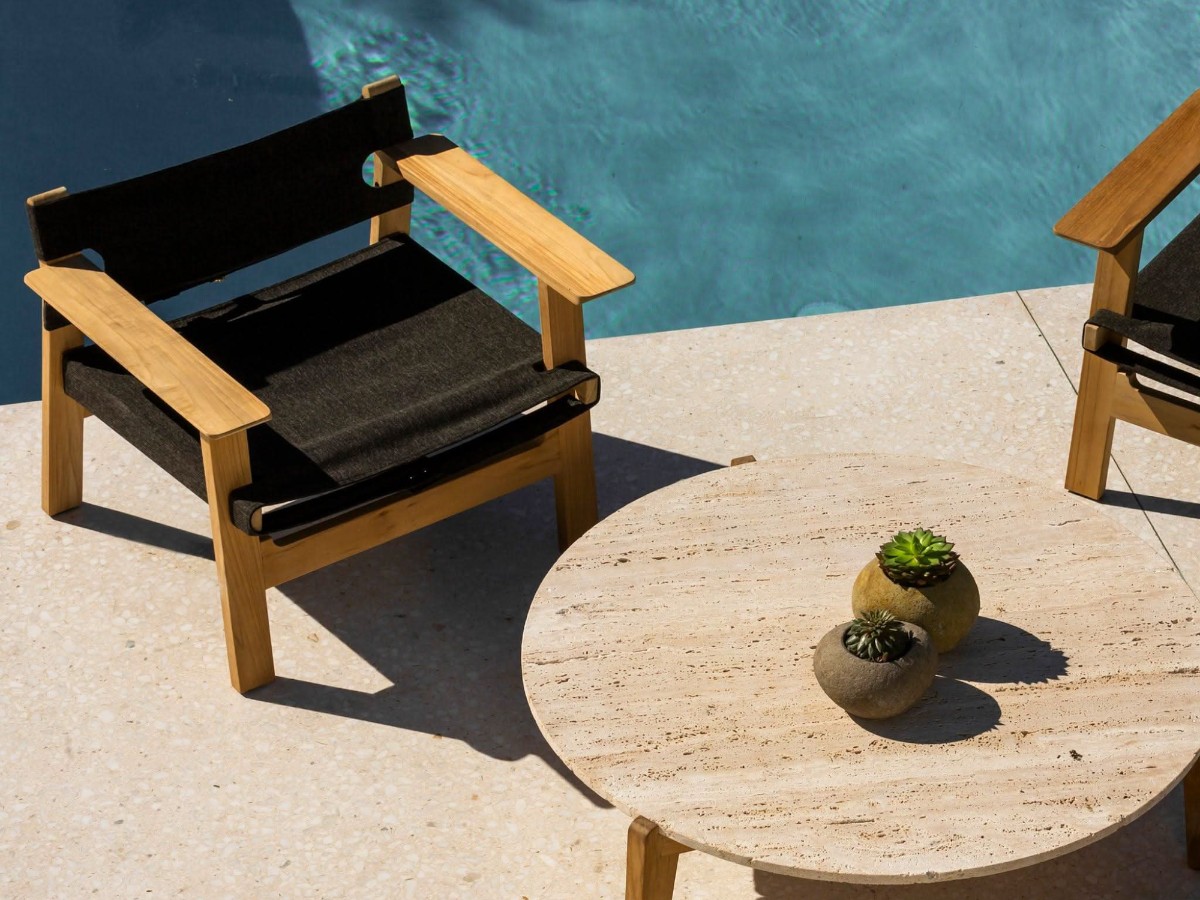 Harbour Mlb Teak Lounge Armchair