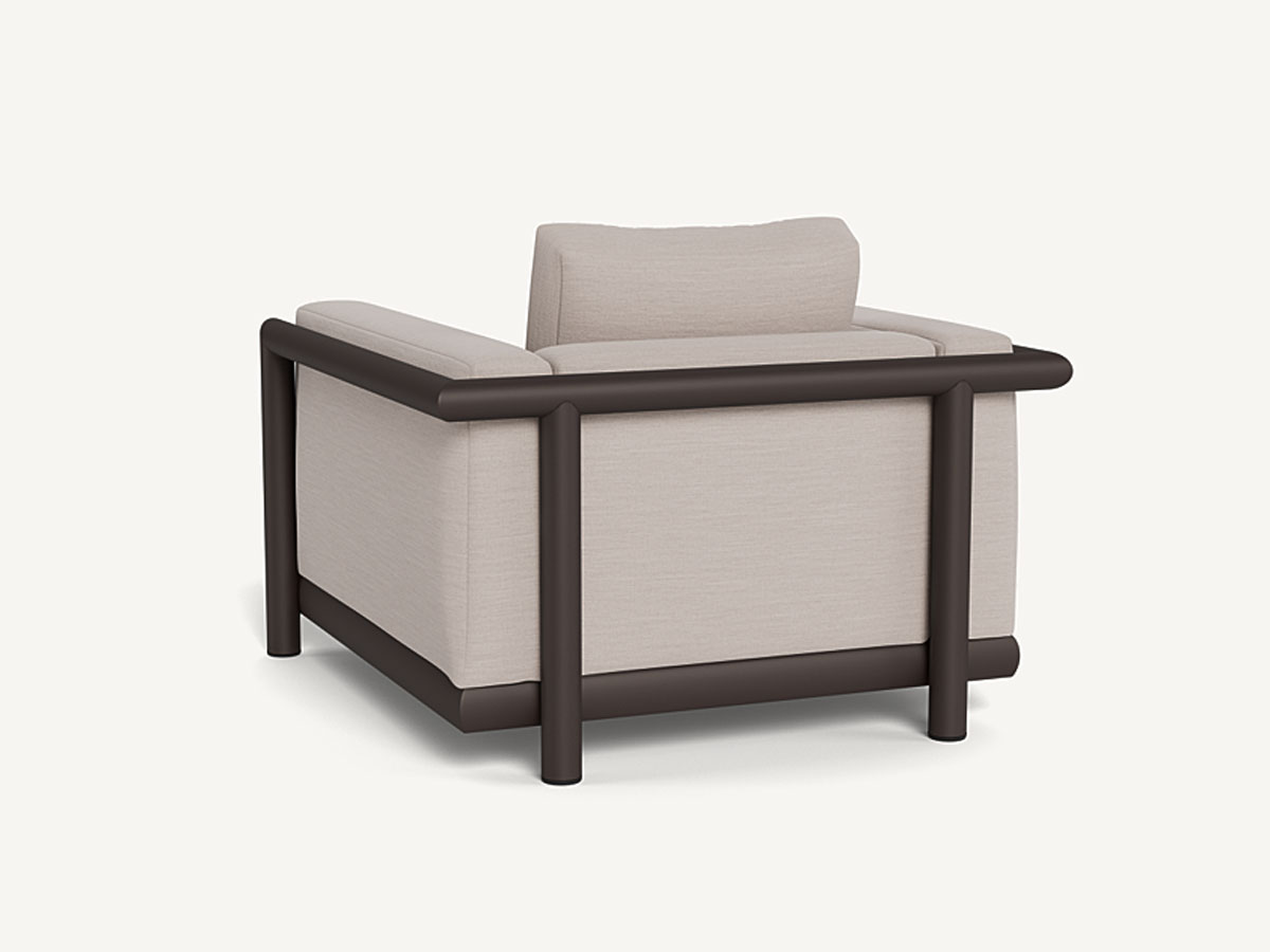 Harbour Moab Lounge Chair Bronze Panama Marble
