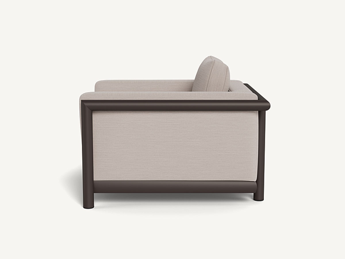 Harbour Moab Lounge Chair Bronze Panama Marble