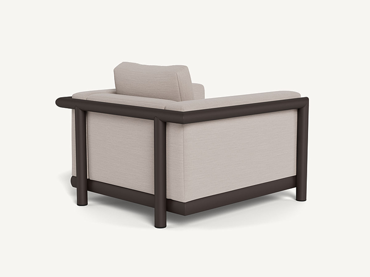 Harbour Moab Lounge Chair Bronze Panama Marble
