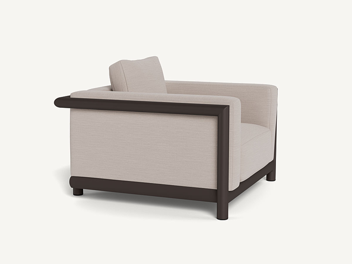 Harbour Moab Lounge Chair Bronze Panama Marble