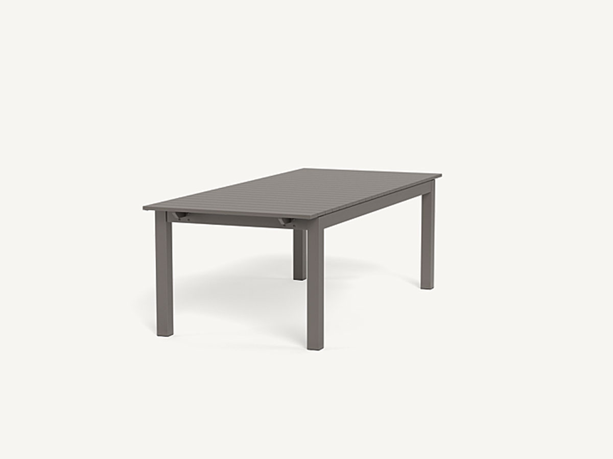 Harbour Pacific Aluminum Extension Dining Table Taupe