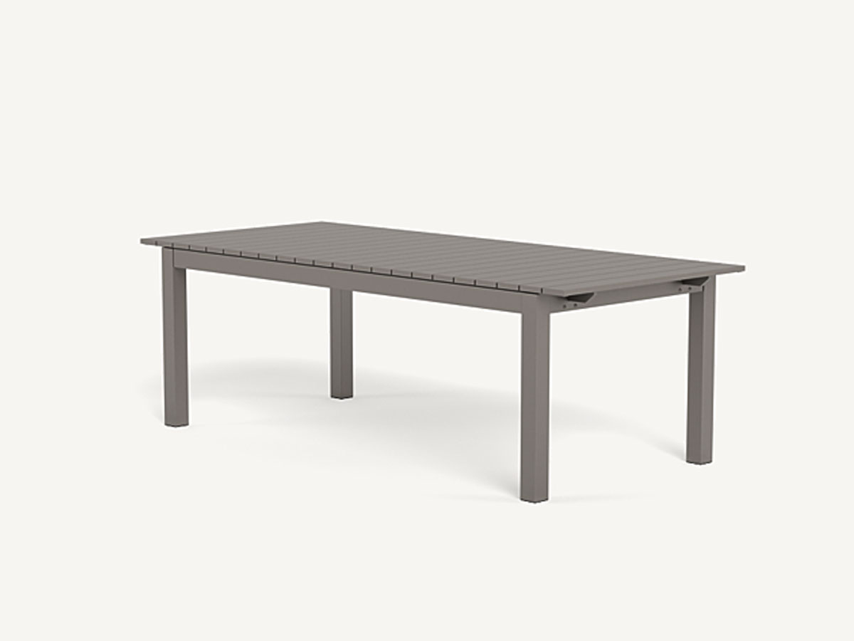 Harbour Pacific Aluminum Extension Dining Table Taupe