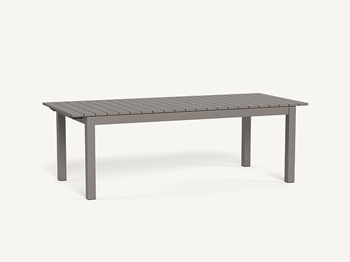 Harbour Pacific Aluminum Extension Dining Table Taupe